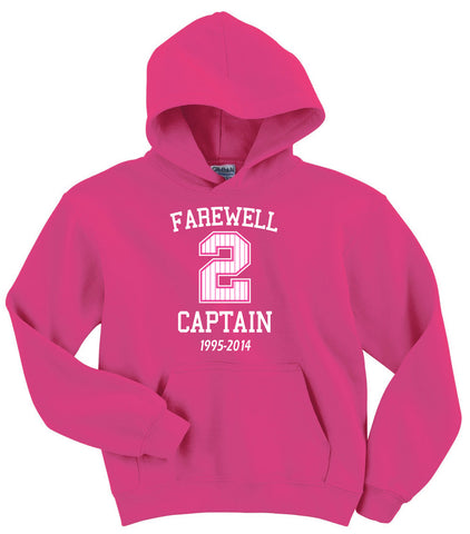 Farewell 2 Captain WOW Pink Gildan Unisex Hoodie