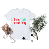 Beach Merry Christmas Design | Coastal Holiday Graphic PNG, JPG, PDF