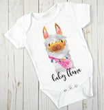 Baby Llama Infant Bodysuit: Little Llama Design