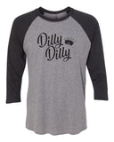 Dilly Dilly Raglan Shirt: Funny Beer Lover Unisex Tee