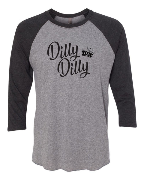 Dilly Dilly Raglan Shirt: Funny Beer Lover Unisex Tee