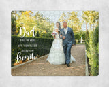 Personalized Wedding Photo Jigsaw Puzzle, Custom Bridal Gift (252 Piece)