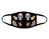 Sugar Skull Face Mask | Day of the Dead, Halloween Costume