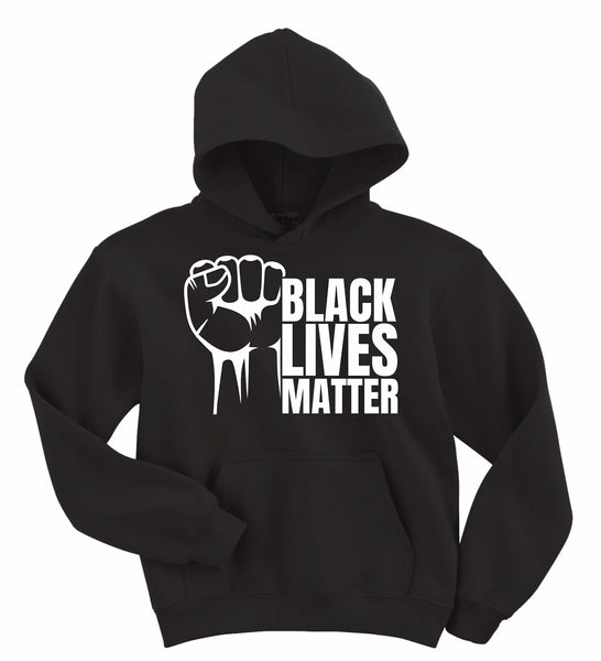 Black Lives Matter Hoodie: Gildan Unisex Civil Rights Sweatshirt