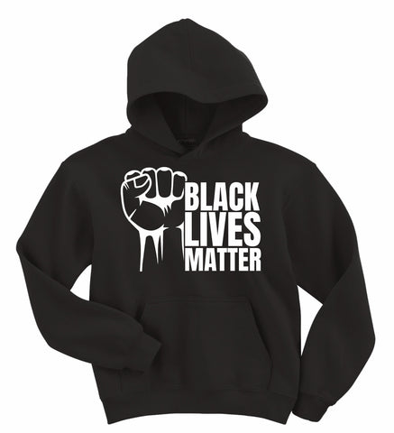 Black Lives Matter Hoodie: Gildan Unisex Civil Rights Sweatshirt