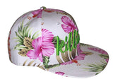 Killin’ It Hawaiian Embroidered Floral Snapback Hat