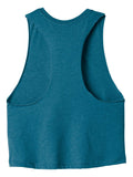 Music emoji Tank - Bella + Canvas Ladies' Racerback Cropped Tank