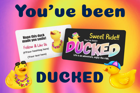 Custom Duck Game Tags: Personalized Double-Sided Cards