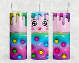 Kawaii Bubble Tea Tumbler - 20 oz Stainless Steel Boba Cup