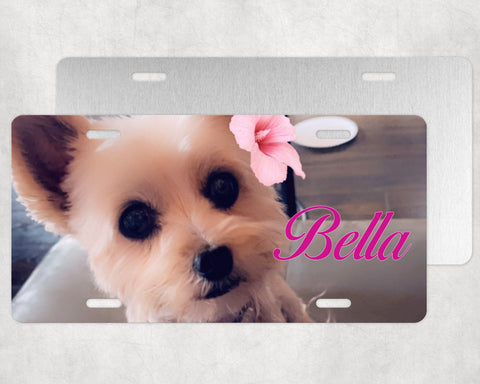 Custom Photo Aluminum License Plate | Personalized Car Tag