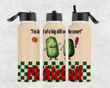 Big Dill Pickleball LumaSteel™ Stainless Steel Water Bottle - 22 oz
