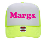 MARGS.  Adult OTTO CAP 5 Panel High Crown Mesh Back Trucker Hat -