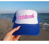 Sublime Adult OTTO CAP 5 Panel High Crown Mesh Back Trucker Hat -