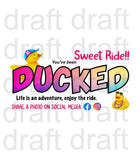Duck Duck Game Cards with ducks and bands