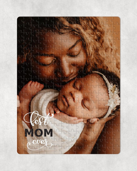 Personalized Photo Puzzle, Custom Mother's Day Gift (252 Piece)