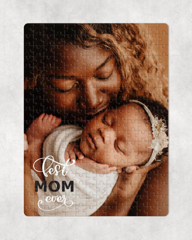 Personalized Photo Puzzle, Custom Mother's Day Gift (252 Piece)