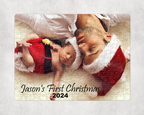Personalized Photo Jigsaw Puzzle, Custom 252 Piece Wedding Gift