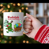Rudolph the Red-Nosed Pickle Pickleball Christmas PNG PDF JPG Digital Download