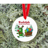 Rudolph the Red-Nosed Pickle Pickleball Christmas PNG PDF JPG Digital Download