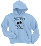 Drink Beer and Pet My Dog Hoodie - Gildan Unisex Sweatshirt