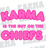 Karma is the guy on the KC Chiefs