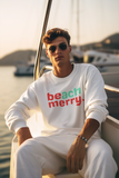 Beach Merry Christmas Design | Coastal Holiday Graphic PNG, JPG, PDF
