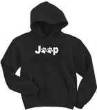 Jeep Paw Black Hoodie for Jeepers, Animal Lovers