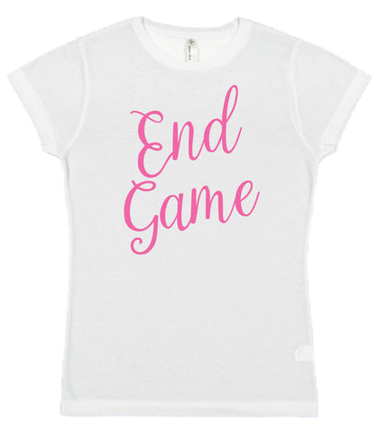 End Game Junior Fit 100% Polyester Crew Neck Short Sleeve Tee JUNIOR SIZES