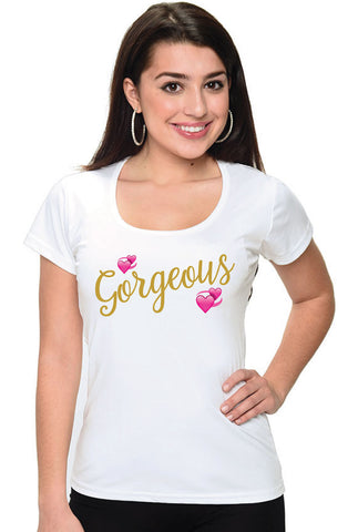 Gorgeous Ladies' MicroPoly Short Sleeve Women Raglan Tee