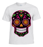 Sugar Skull | Day Of The Dead | Calavera Shirt | Halloween Adult Unisex T-Shirt