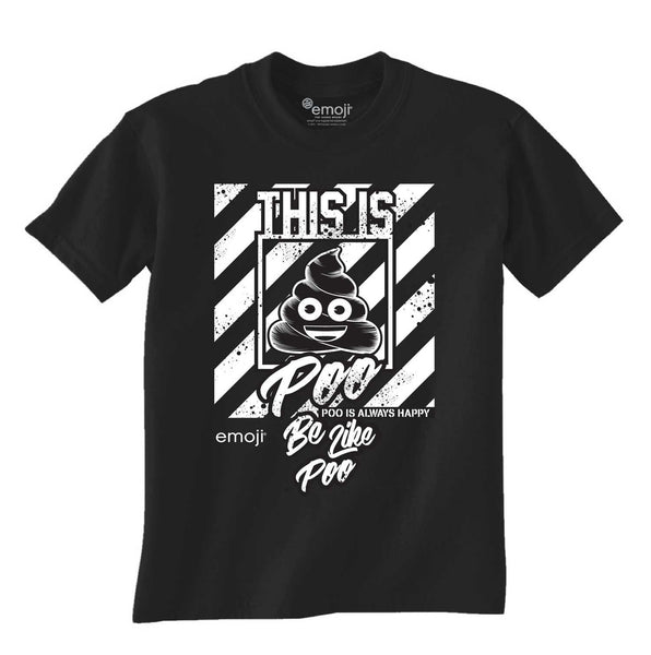 emoji® This is Poo, Be Like Poo! adult unisex t-shirt