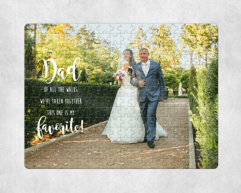 Personalized 252 piece Puzzle, Custom Jigsaw Puzzle, Unique Photo Gift, Custom Wedding Gift