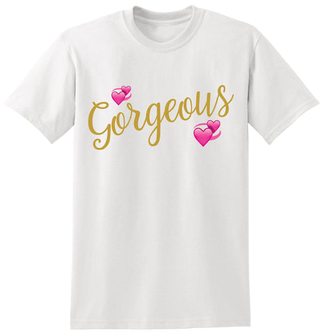 Gorgeous T-shirt LADIES Polyester Short Sleeve Women Crew Neck Tee