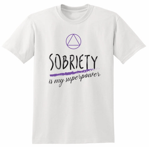 Sobriety is my superpower Unisex shirt | recovery gift | National Recovery Month