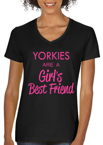 Yorkies are a Girl's Best Friend Shirt