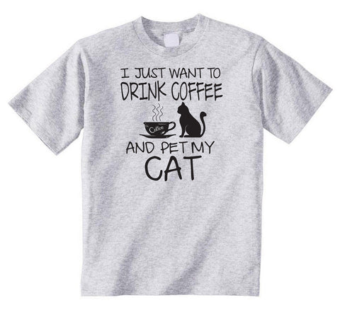 I Just Want to Drink Coffee and Pet My Cat
