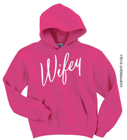 WIFEY Gildan Unisex Hoodie Sizes up to 5 xl Wedding Hoodie