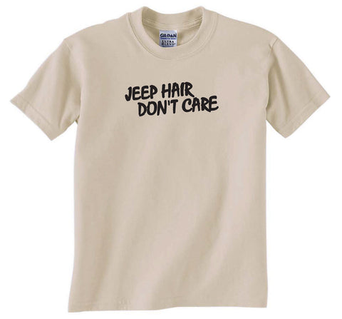 Jeep Hair Don't Care Unisex Jeep Lovers TShirt Tan Color