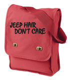 Jeep Hair Don’t Care Authentic Pigment Canvas Poppy Field Bag for Jeep Girl, Jeepers