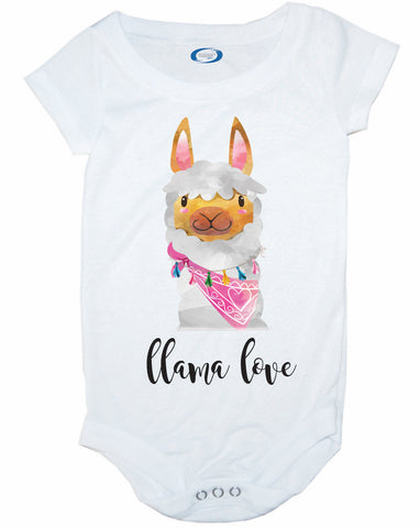 Llama Love Infant Creeper Bodysuit
